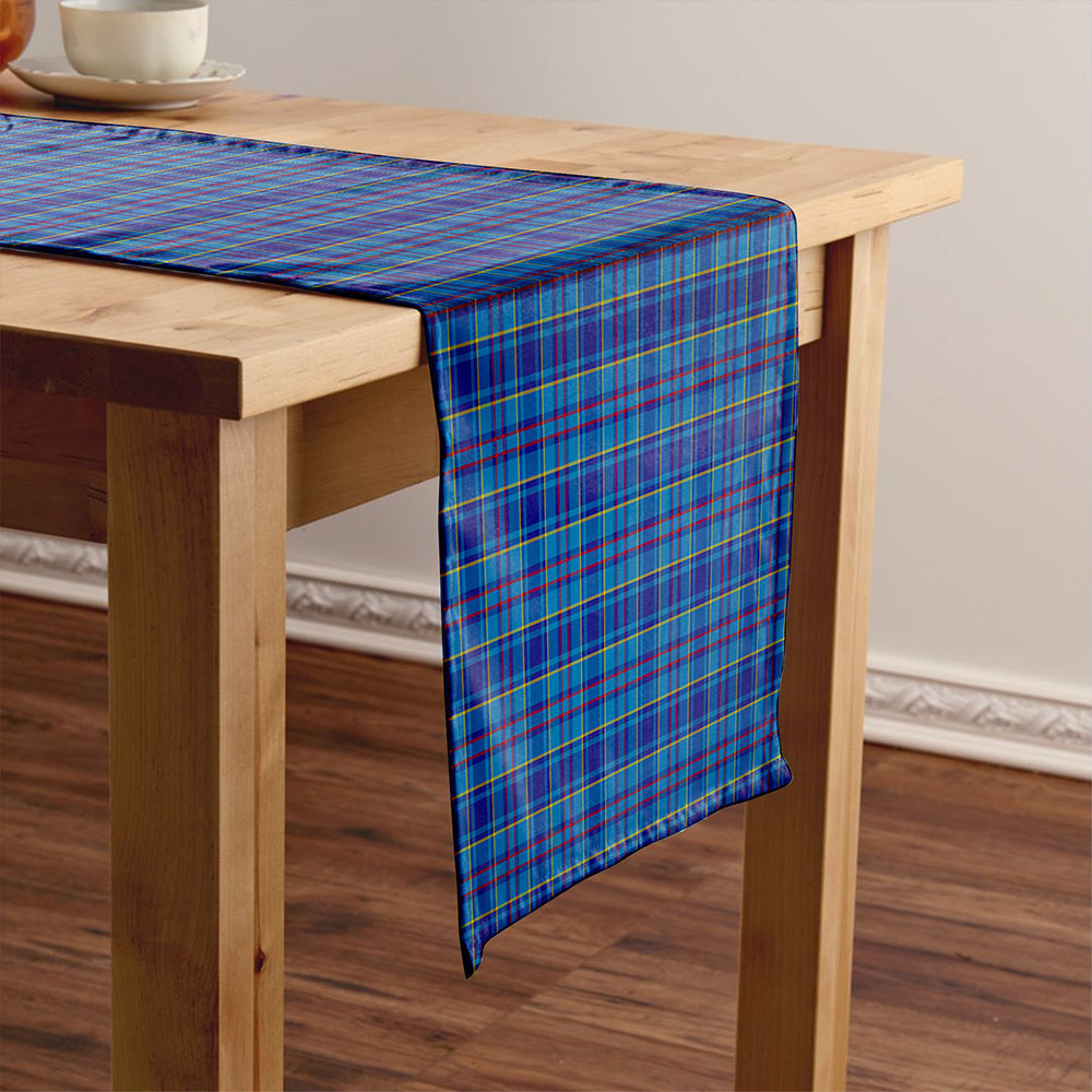 Mercer Modern Tartan Crest Table Runner