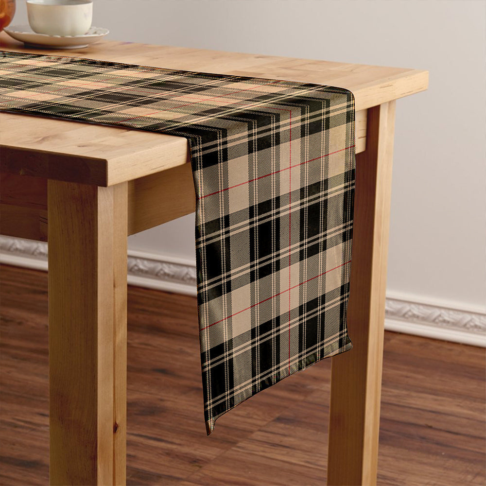 Moffat Weathered Tartan Crest Table Runner