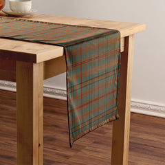 Moncrieffe of Atholl Weathered Tartan Crest Table Runner
