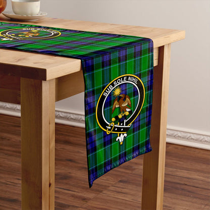 Monteith Tartan Crest Table Runner