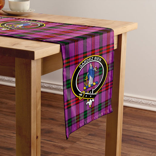 Montgomery Ancient Tartan Crest Table Runner