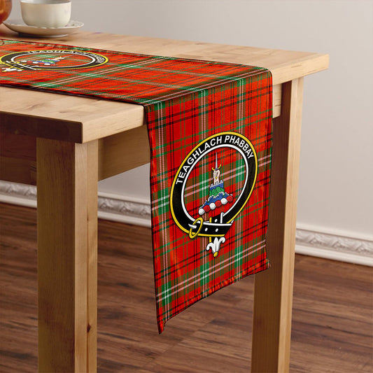 Morrison Ancient Tartan Crest Table Runner