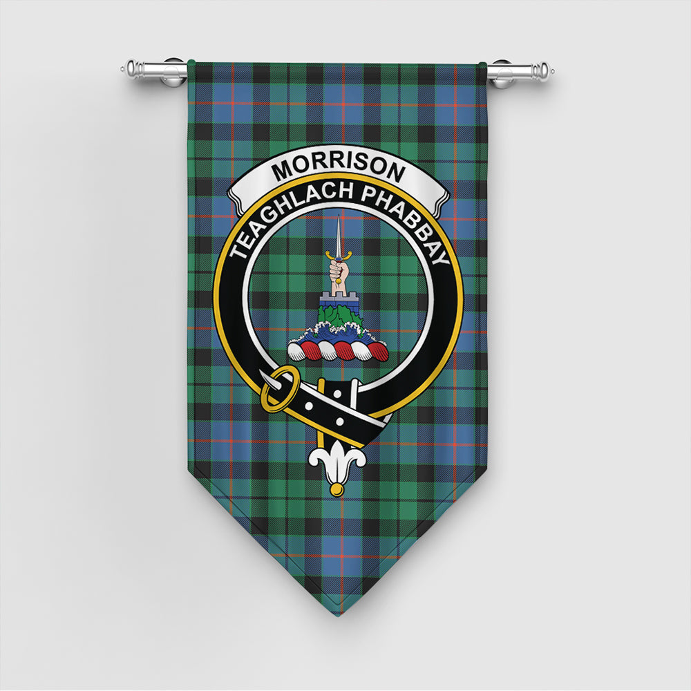 Morrison Ancient Tartan Crest Gonfalon