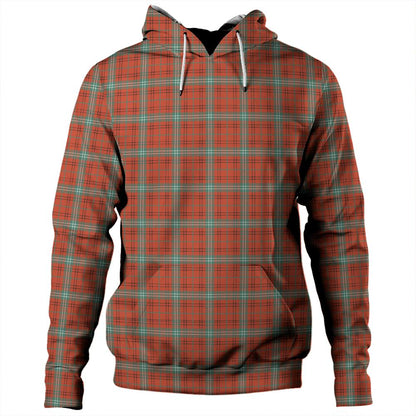 Morrison Red Ancient Tartan Plaid Hoodie