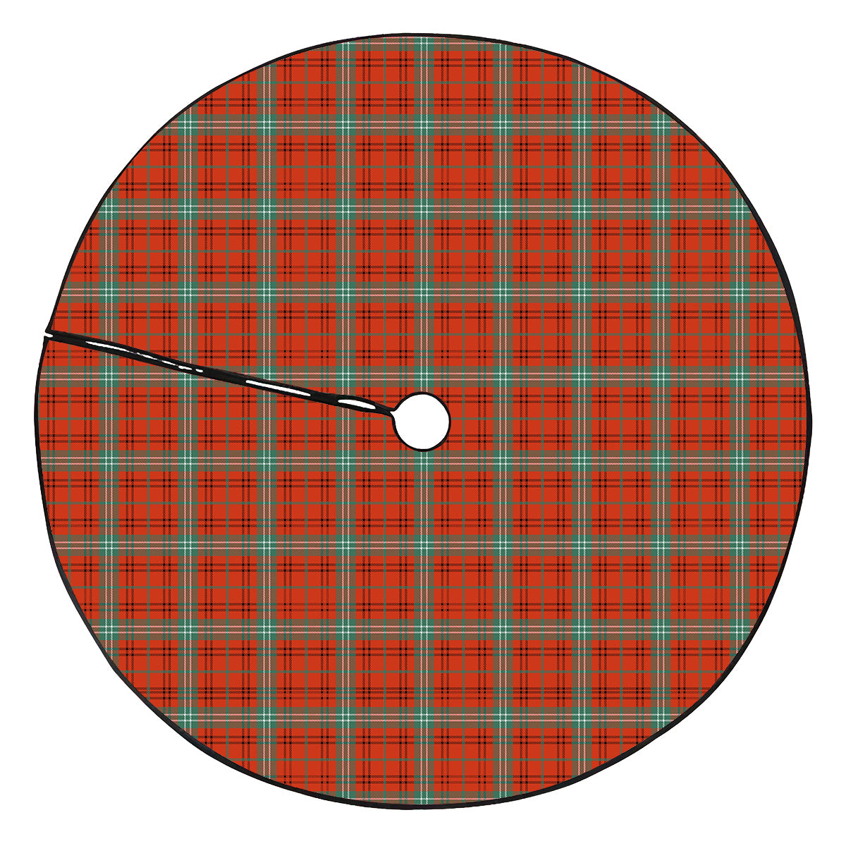 Morrison Red Ancient Tartan Plaid Christmas Tree Skirt