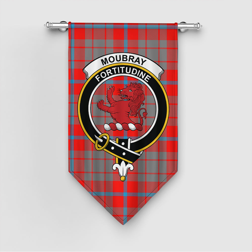 Moubray Tartan Crest Gonfalon