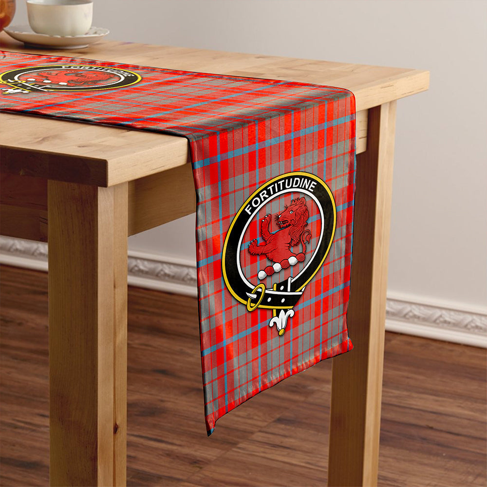 Moubray Tartan Crest Table Runner