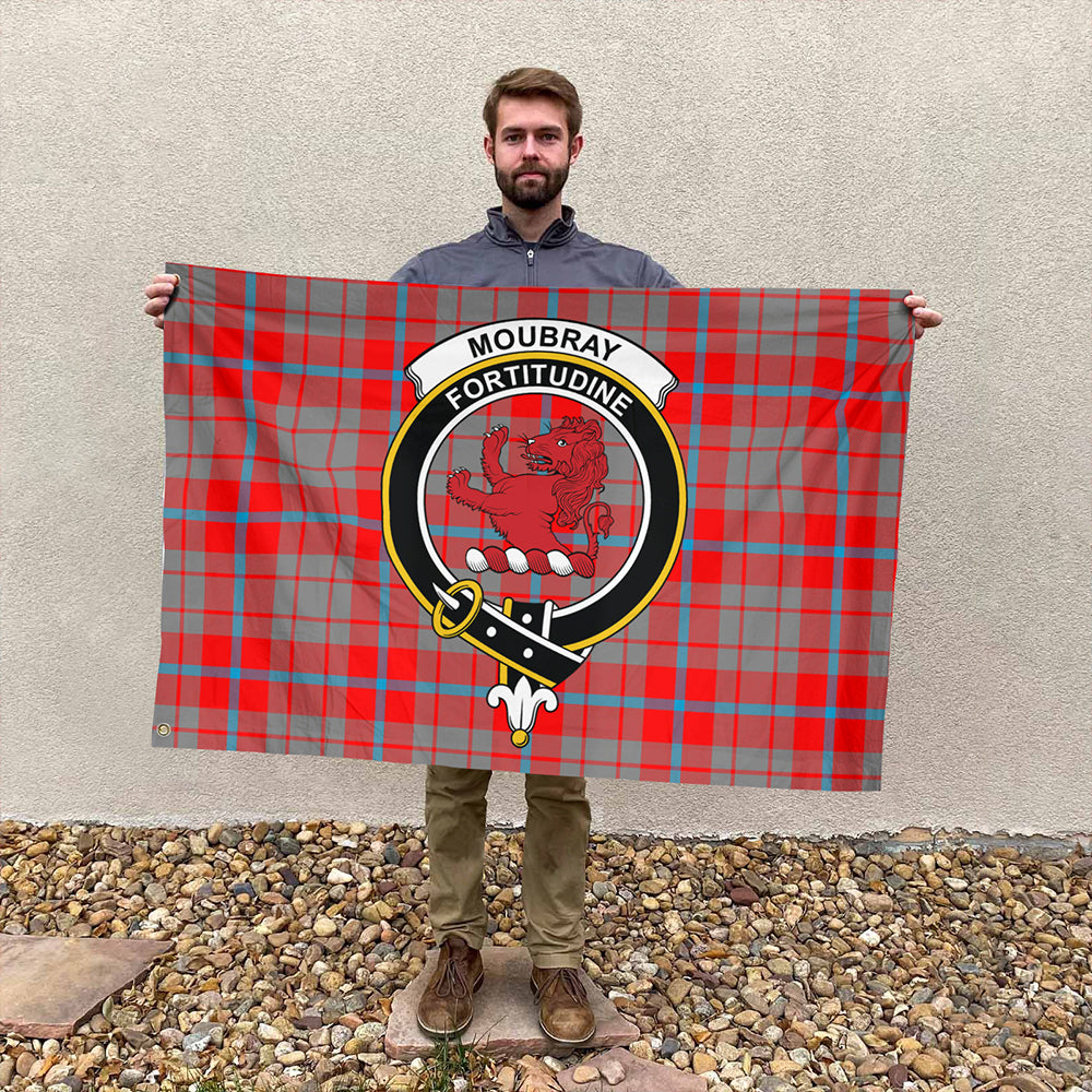 Moubray Tartan Classic Crest House Flag