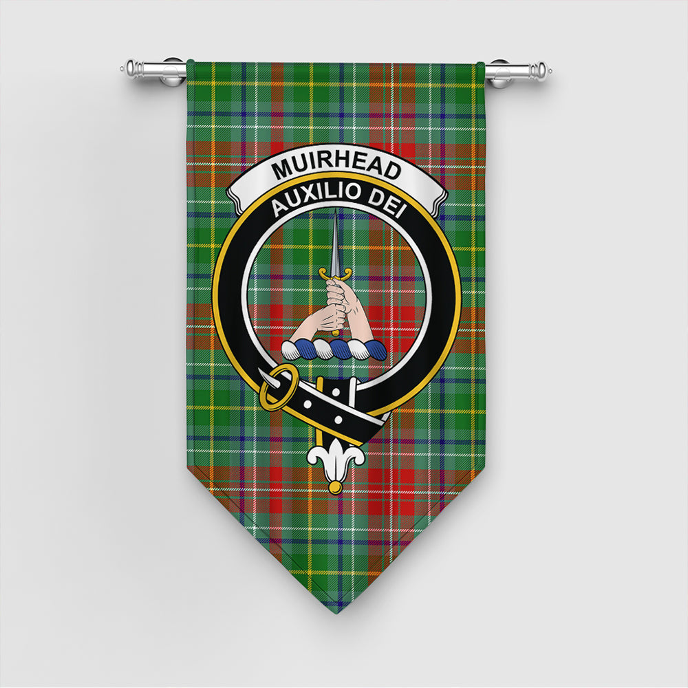 Muirhead Tartan Crest Gonfalon