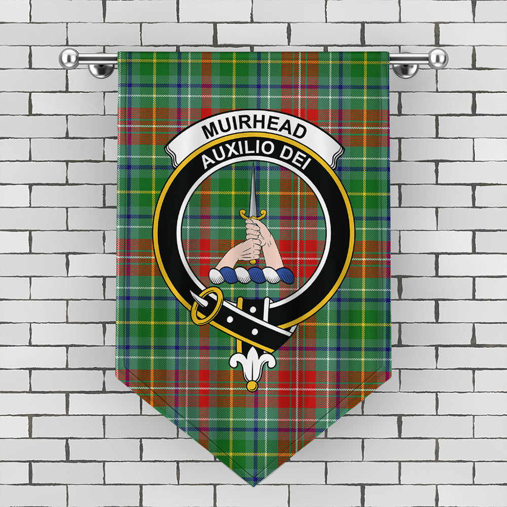 Muirhead Tartan Crest Gonfalon