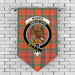 Munro Ancient Tartan Crest Gonfalon