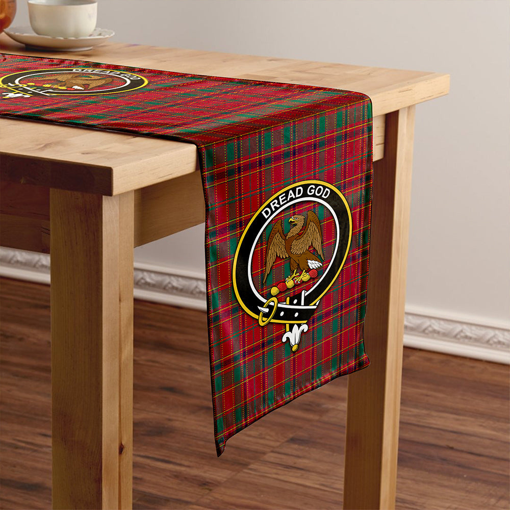 Munro Modern Tartan Crest Table Runner