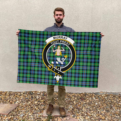 Murray of Atholl Ancient Tartan Classic Crest House Flag