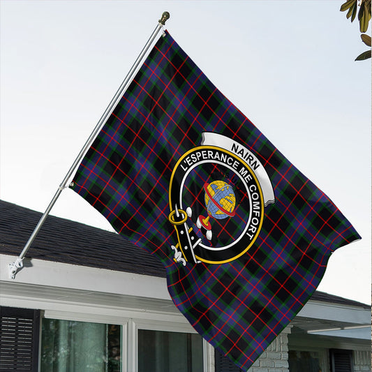 Nairn Tartan Classic Crest House Flag