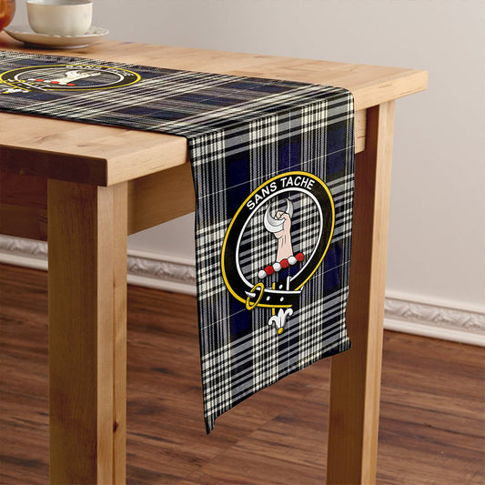 Napier Modern Tartan Crest Table Runner