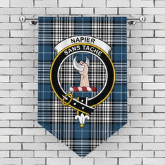 Napier Modern Tartan Crest Gonfalon