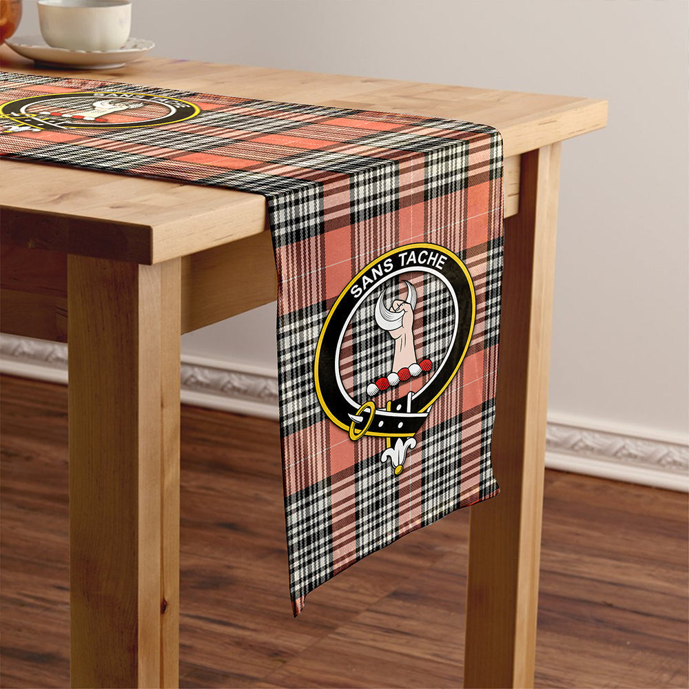 Napier Rose Ancient Tartan Crest Table Runner