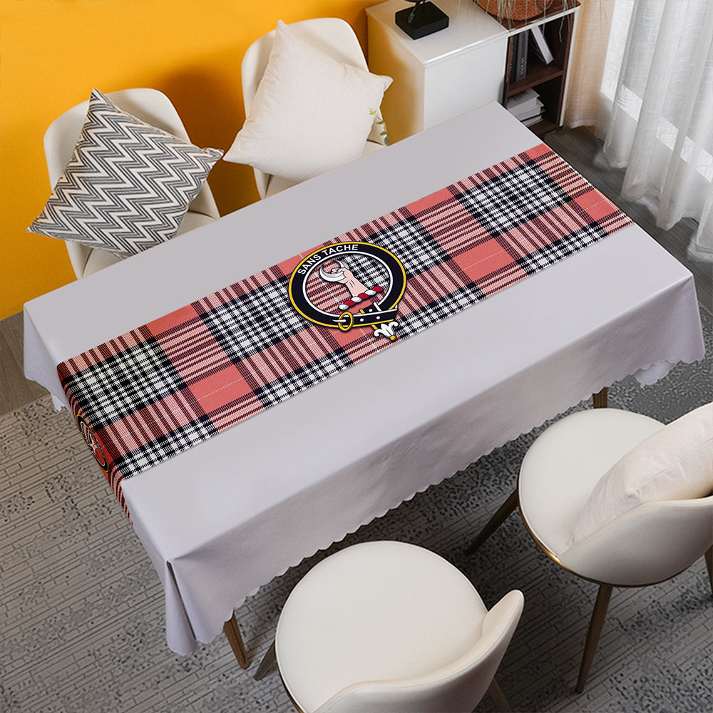 Napier Rose Ancient Tartan Crest Table Runner