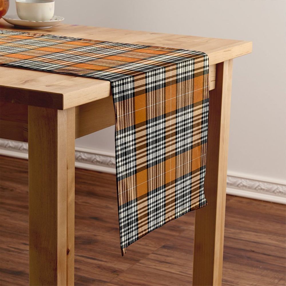 Napier Rose Modern Tartan Crest Table Runner