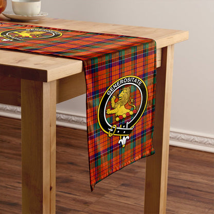 Nicolson Ancient Tartan Crest Table Runner