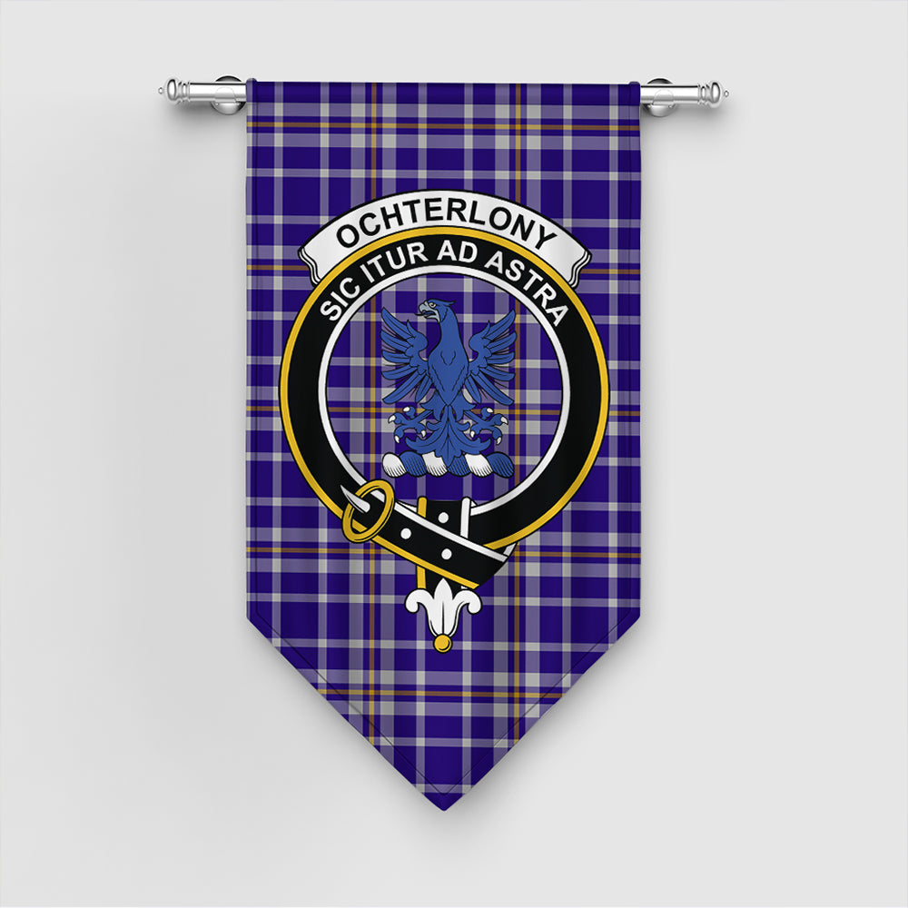 Ochterlony Tartan Crest Gonfalon