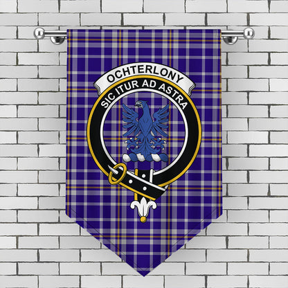 Ochterlony Tartan Crest Gonfalon