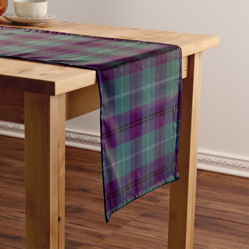 Oliphant Weathered Tartan Crest Table Runner