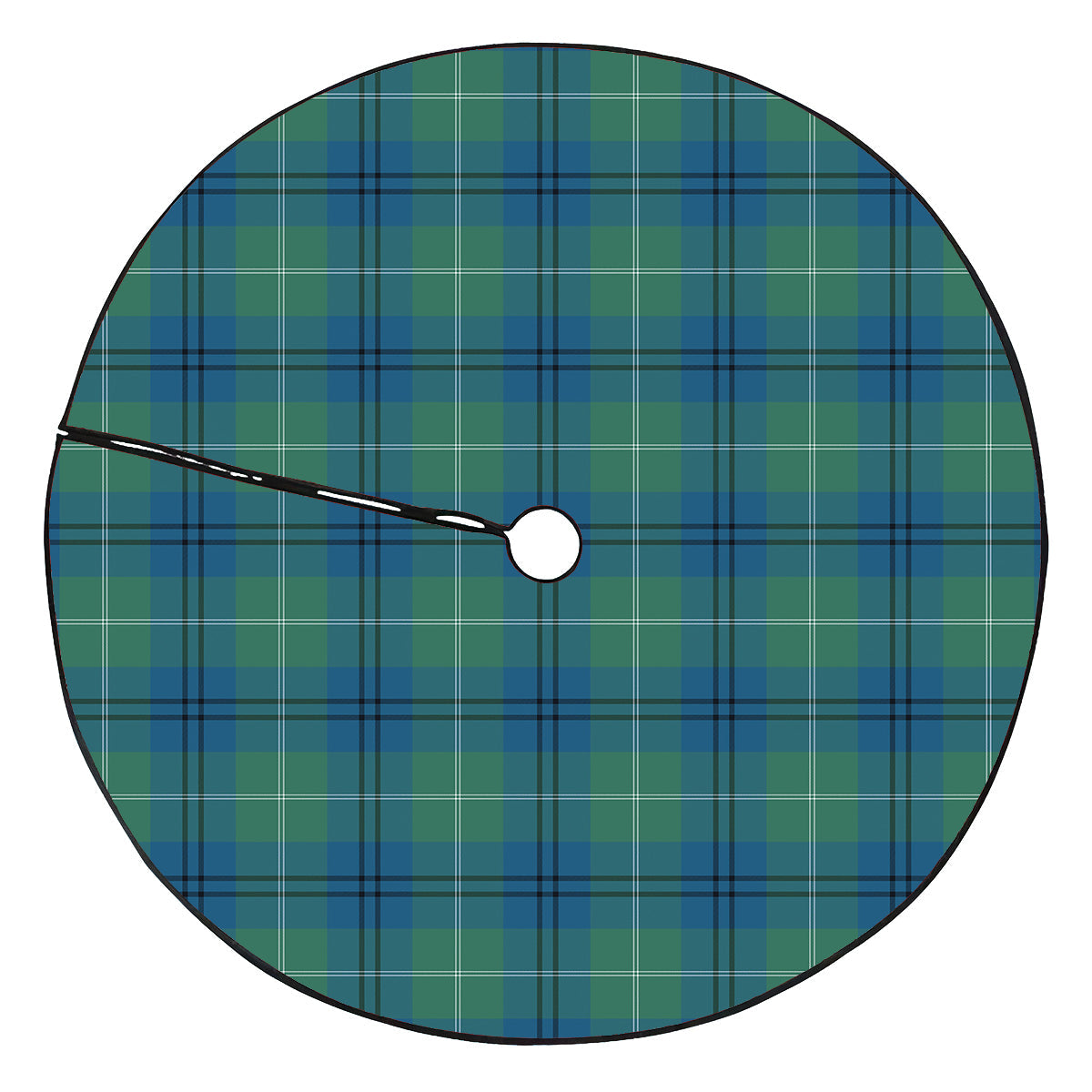 Oliphant Ancient Tartan Plaid Christmas Tree Skirt