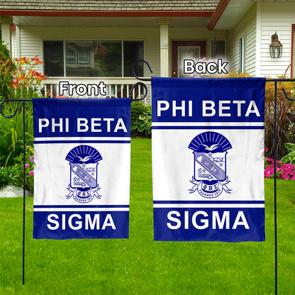 Phi Beta Sigma Crest Garden Flag T09