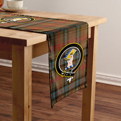Park Weathered Tartan Crest Table Runner