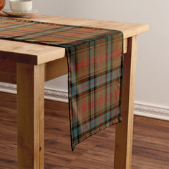Park Weathered Tartan Crest Table Runner