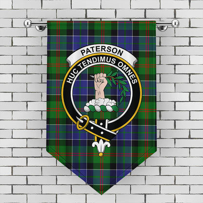 Paterson Tartan Crest Gonfalon