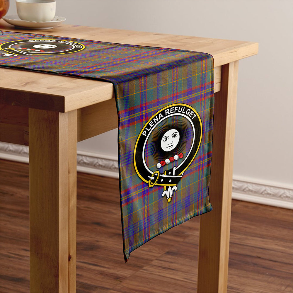 Pitcairn Hunting Weathered Tartan Crest Table Runner