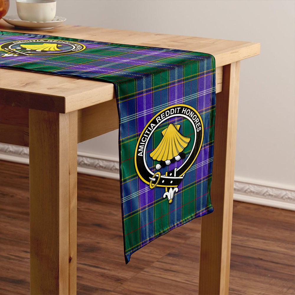 Pringle Modern Tartan Crest Table Runner