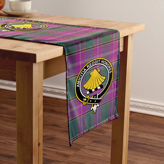 Pringle Weathered Tartan Crest Table Runner