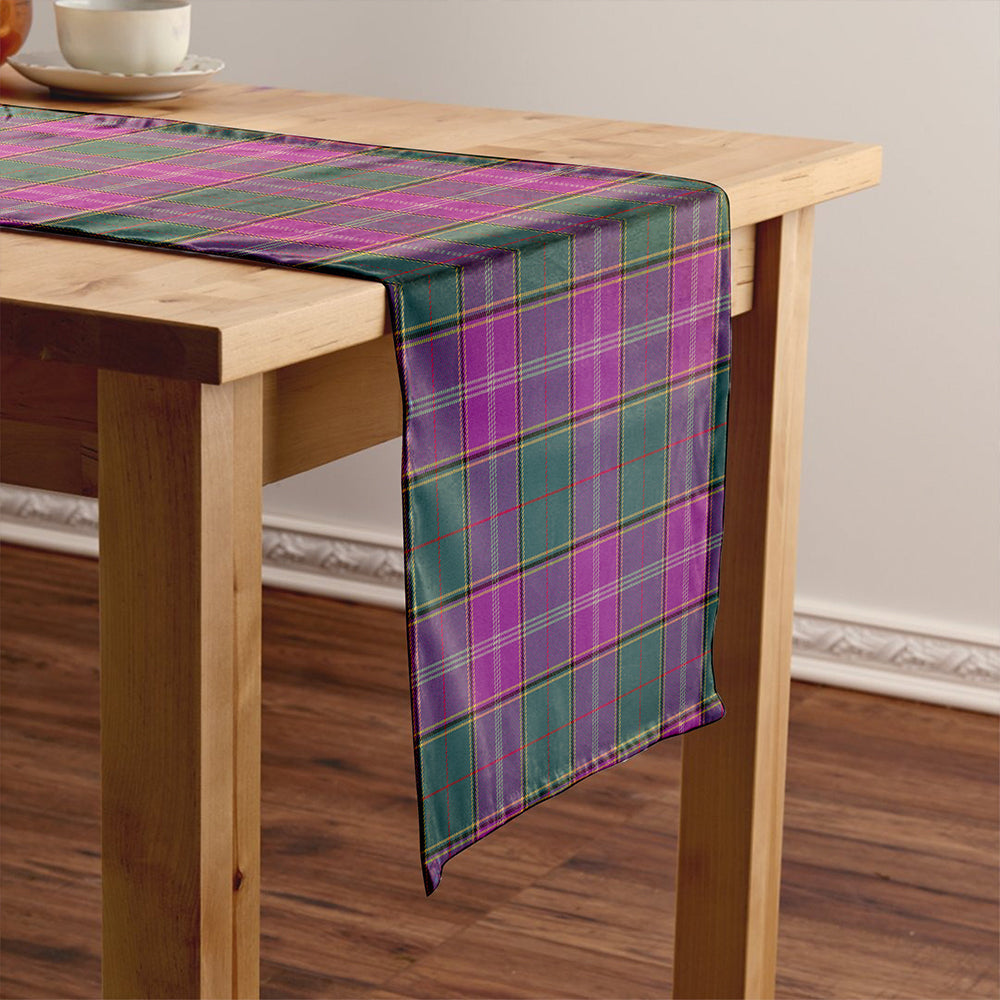 Pringle Weathered Tartan Crest Table Runner