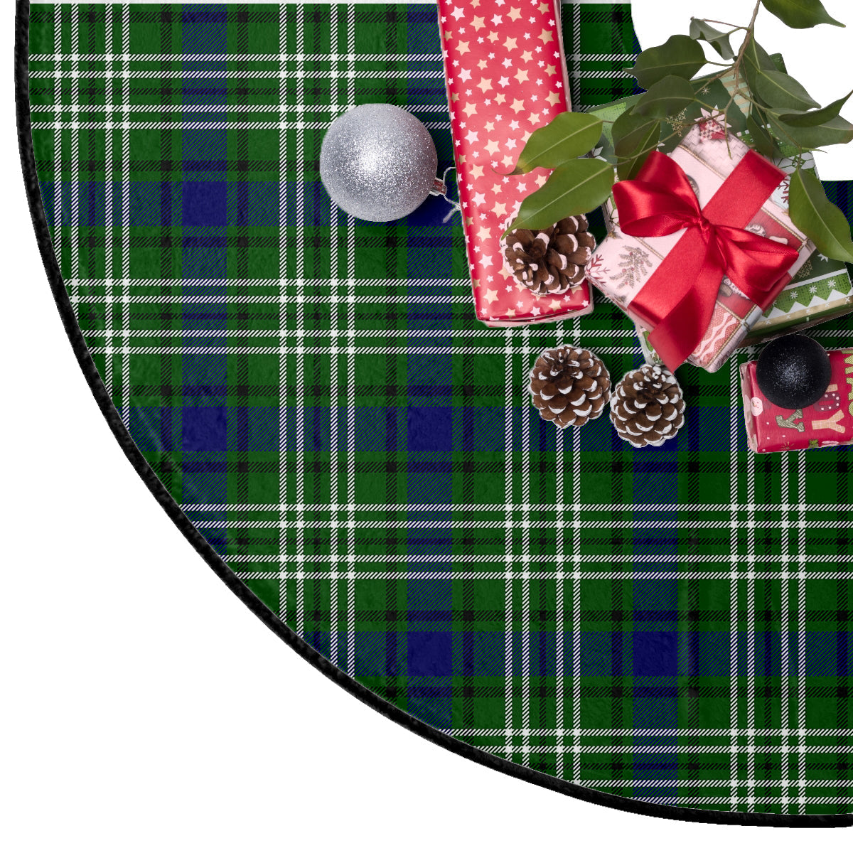 Purves Tartan Plaid Christmas Tree Skirt