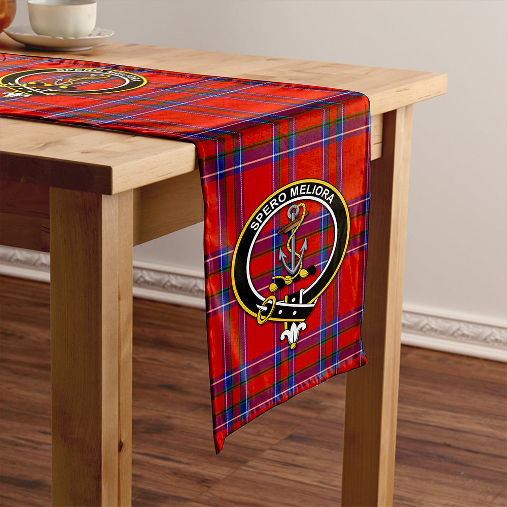 Rait Tartan Crest Table Runner