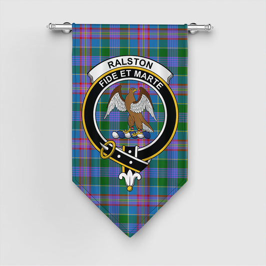 Ralston Tartan Crest Gonfalon