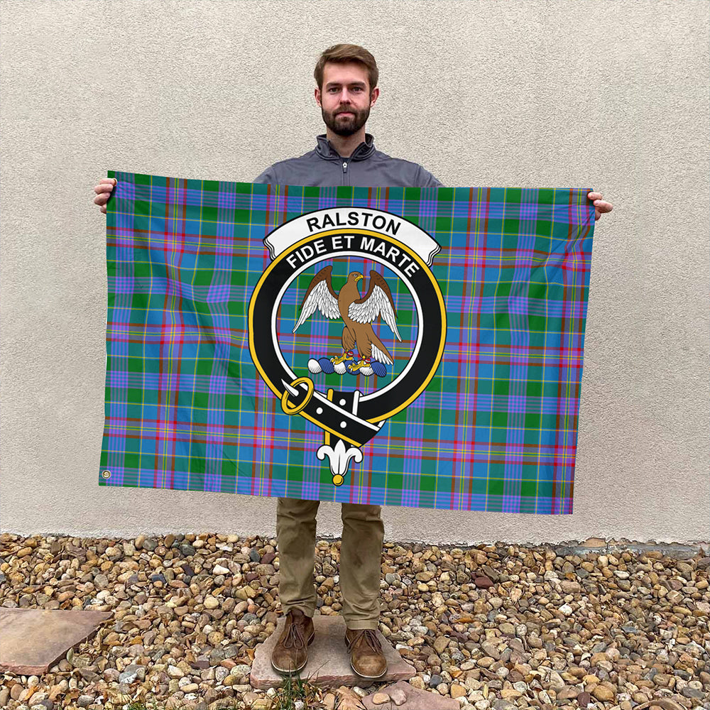 Ralston Tartan Classic Crest House Flag