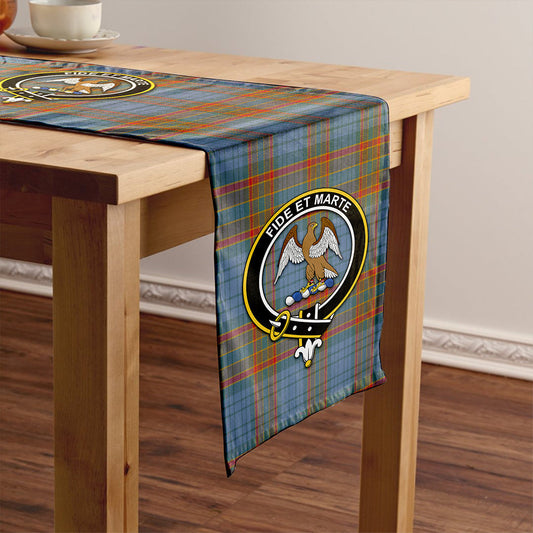 Ralston UK Weathered Tartan Crest Table Runner