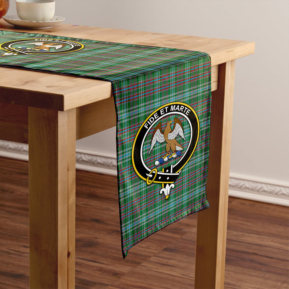 Ralston US Modern Tartan Crest Table Runner