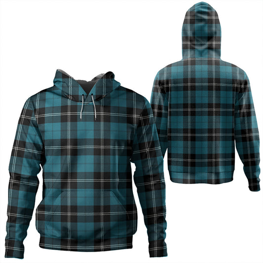 Ramsay Blue Ancient Tartan Plaid Hoodie