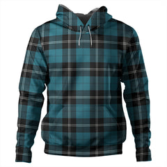 Ramsay Blue Ancient Tartan Plaid Hoodie