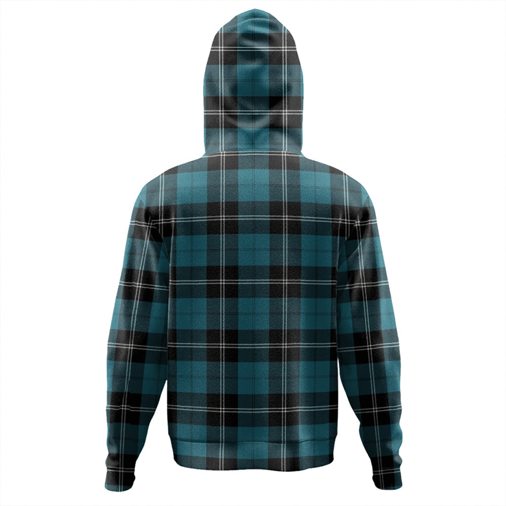 Ramsay Blue Ancient Tartan Plaid Hoodie