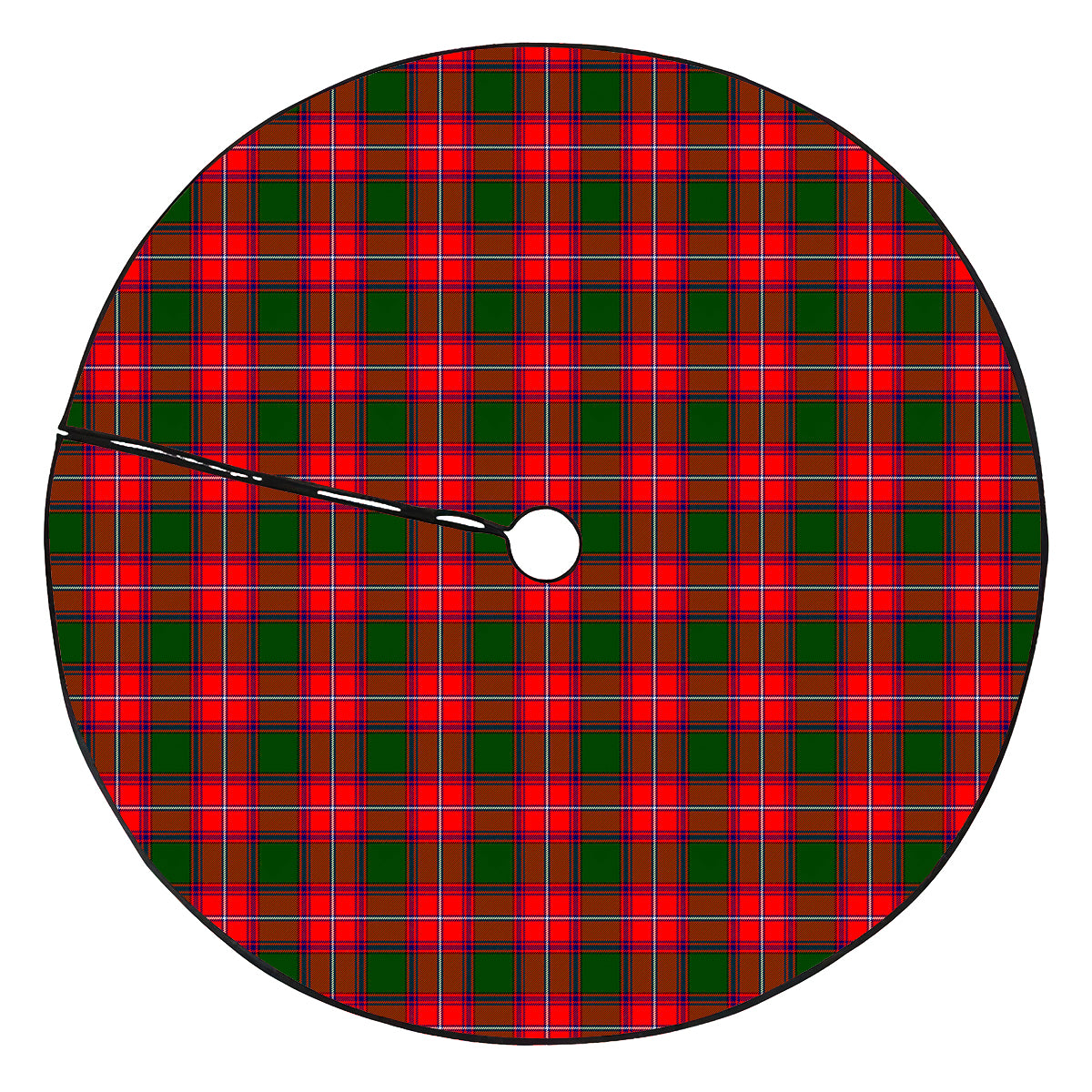 Rattray Modern Tartan Plaid Christmas Tree Skirt