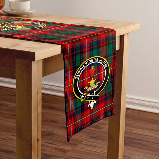 Rattray of Lude Modern Tartan Crest Table Runner