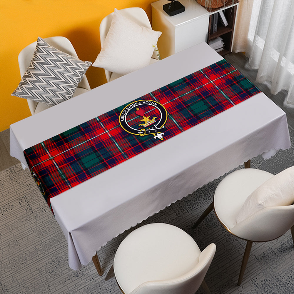 Rattray of Lude Modern Tartan Crest Table Runner
