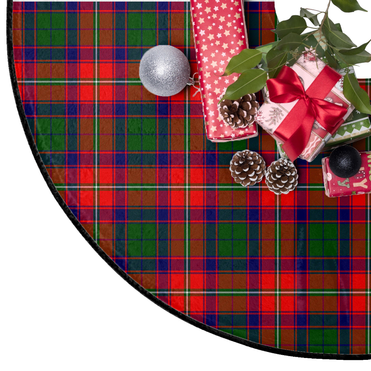 Riddell Tartan Plaid Christmas Tree Skirt