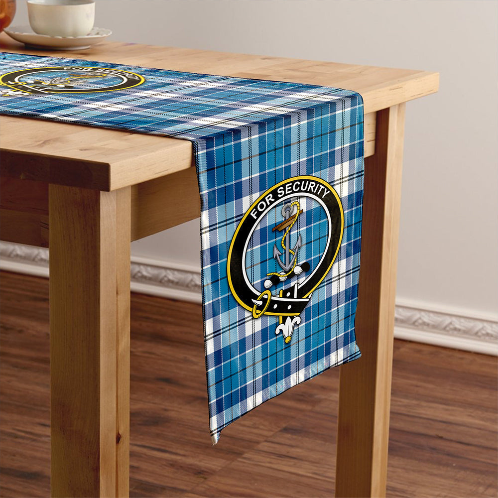 Roberton Tartan Crest Table Runner